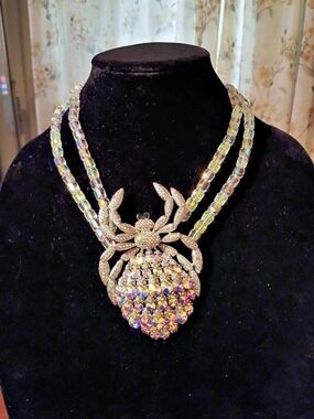 EYECANDY LOS ANGELES Statement Multicolor Pendant Necklace NWT